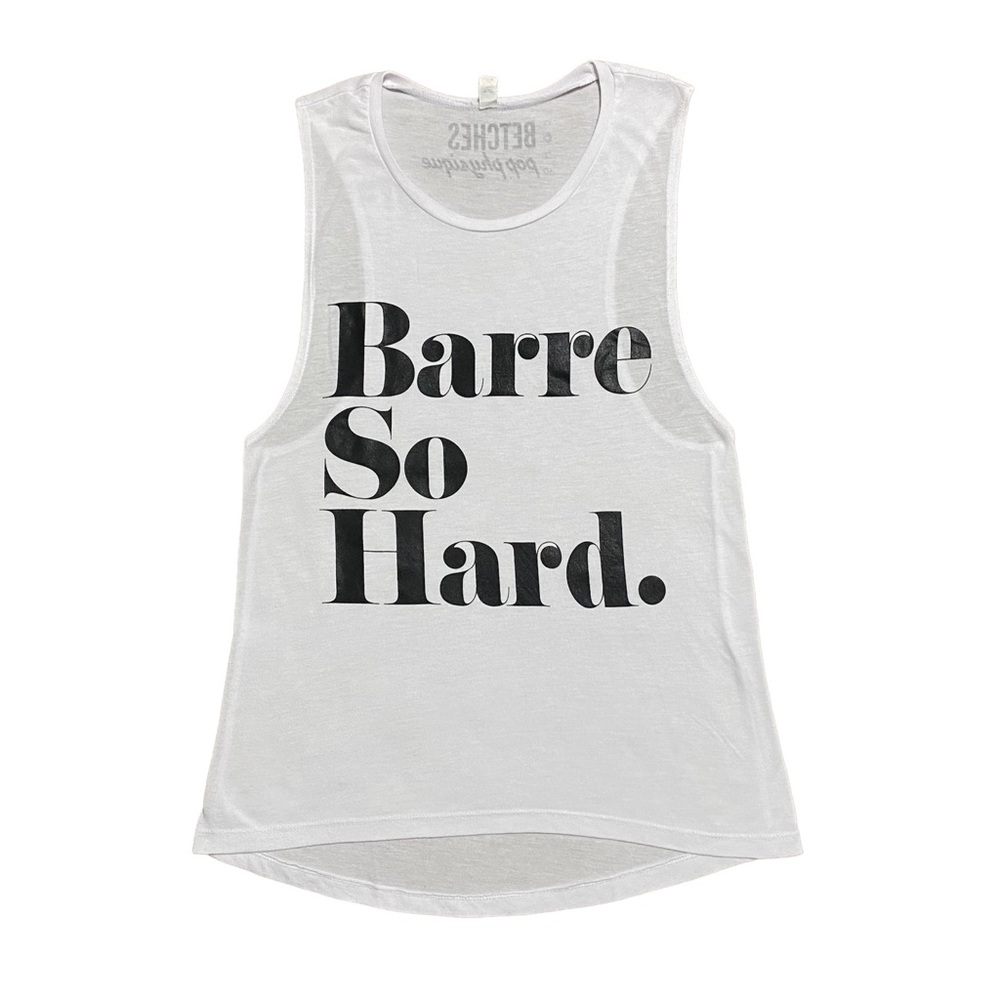 Betches Pop Physique Barre So Hard Workout Tank Top